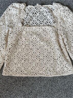 Sezane Alvere Blouse - Ecru (38)